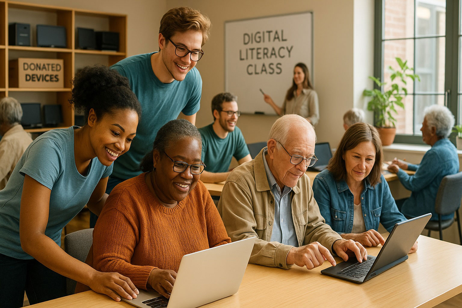 H3LPRS - Connecting Communities Through Tech Education 1 H3LPRS Digital Literacy and Device Training